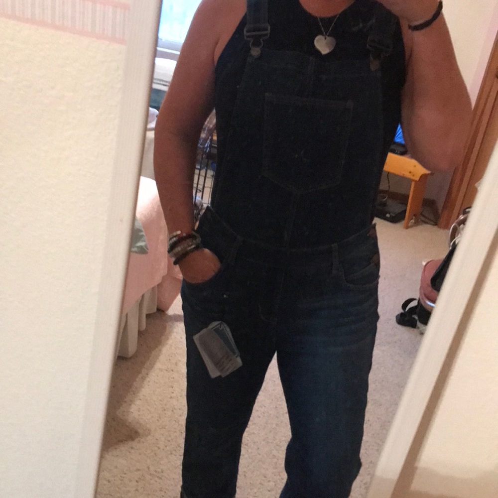 A3 denim jean overalls size 12 NWTs